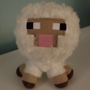 Minecraft Baby Sheep Stuffed Plush Figure by Mojan 2014 - 5.5"